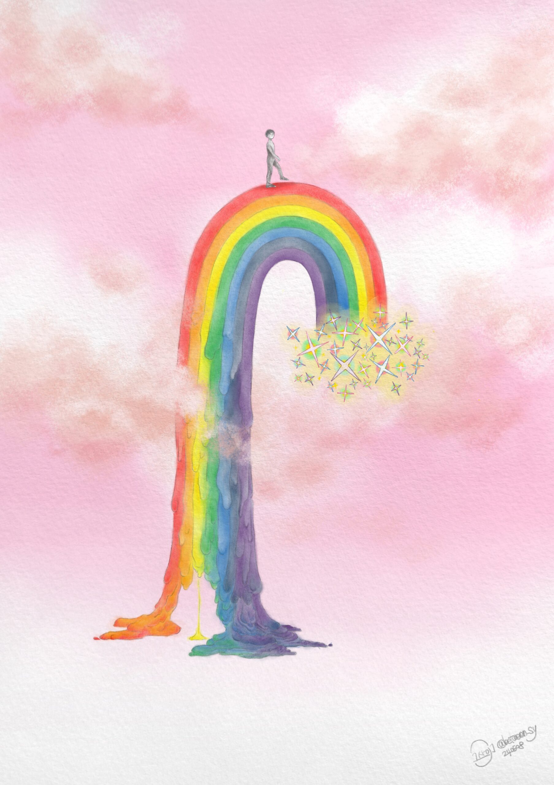 Drawing& <over the rainbow>